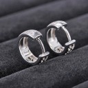 Brincos circulares para senhora R77 5