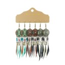 Brincos de argola para senhora 3 pares G1068 24