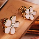 Brincos de flores para senhora 2 pares 1