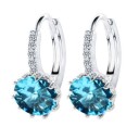 Brincos de luxo com pedra J3210 10