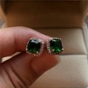 Brincos de mulher com zircónias 1