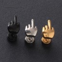 Brincos de pressão femininos G633 1