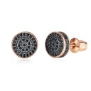 Brincos de pressão para senhora com zircónias 2