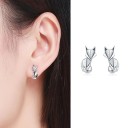 Brincos de pressão para senhora R83 13