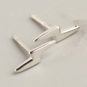 Brincos de pressão para senhora relâmpagos 3