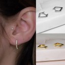 Brincos em forma de círculo para senhora R29 1