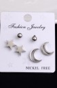Brincos femininos 3 pares G803 24