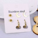 Brincos femininos 3 pares G803 28