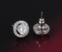 Brincos femininos com zircão J1753 1