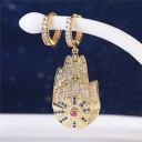 Brincos femininos com zircões G1279 25