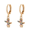 Brincos femininos com zircões G229 22