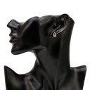 Brincos femininos com zircónias G575 22