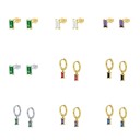 Brincos femininos com zircónias G641 70