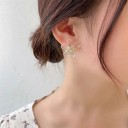 Brincos femininos flores J154 4