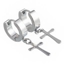 Brincos Masculinos - Mini Cruz J2160 4