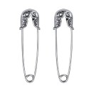 Brincos pendentes com caveira G2548 5