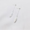 Brincos pendentes de penas para senhora 6