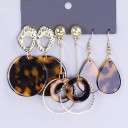 Brincos pendentes femininos 3 pares G392 12