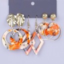 Brincos pendentes femininos 3 pares G392 19