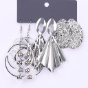 Brincos pendentes femininos 3 pares G392 35