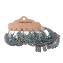 Brincos pendentes femininos 3 pares J450 2