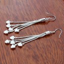 Brincos pendentes femininos com corações G696 2