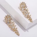 Brincos pendentes femininos com cristais G1209 4