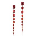 Brincos pendentes femininos com cristais G1294 3