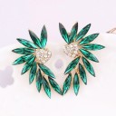 Brincos pendentes femininos com cristais G728 8