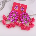 Brincos pendentes femininos com cristal G1239 9