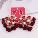 Brincos pendentes femininos com cristal G1239 21