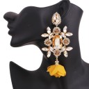 Brincos pendentes femininos com cristal G1239 12