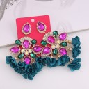 Brincos pendentes femininos com cristal G1239 25