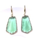 Brincos pendentes femininos com cristal G988 5