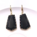 Brincos pendentes femininos com cristal G988 9