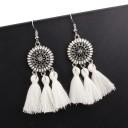 Brincos pendentes femininos com franjas G162 7