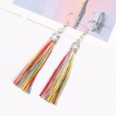 Brincos pendentes femininos com franjas G167 17