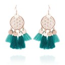 Brincos pendentes femininos com franjas G442 5