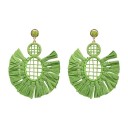 Brincos pendentes femininos com franjas G736 5