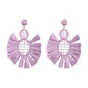 Brincos pendentes femininos com franjas G736 7