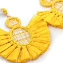 Brincos pendentes femininos com franjas G736 2