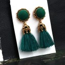 Brincos pendentes femininos com franjas H693 3