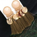 Brincos pendentes femininos com franjas H695 2