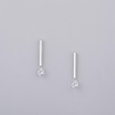 Brincos pendentes femininos com pedra R60 1