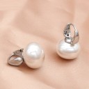 Brincos pendentes femininos com pérolas G312 6