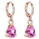 Brincos pendentes femininos com zircão G588 19