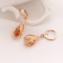 Brincos pendentes femininos com zircão G588 5