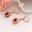 Brincos pendentes femininos com zircão G588 9