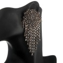 Brincos pendentes femininos com zircões G449 5