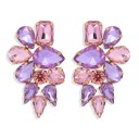 Brincos pendentes femininos com zircónias G639 12